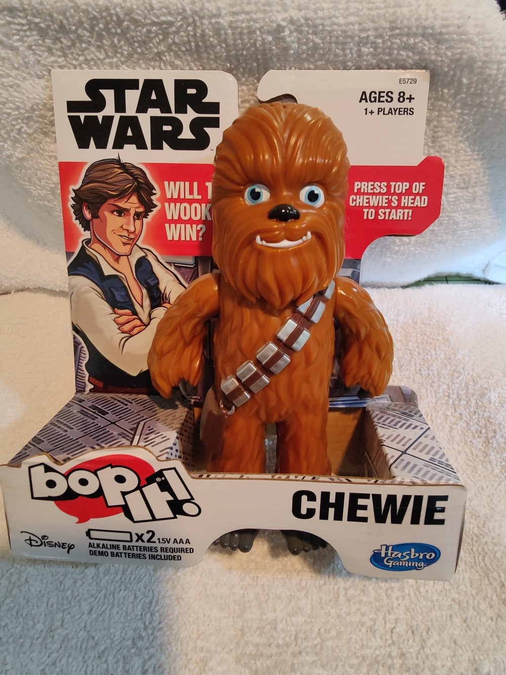 Hasbro Star Wars Chewie Bop-It! Interactive Brown Chewbacca Toy